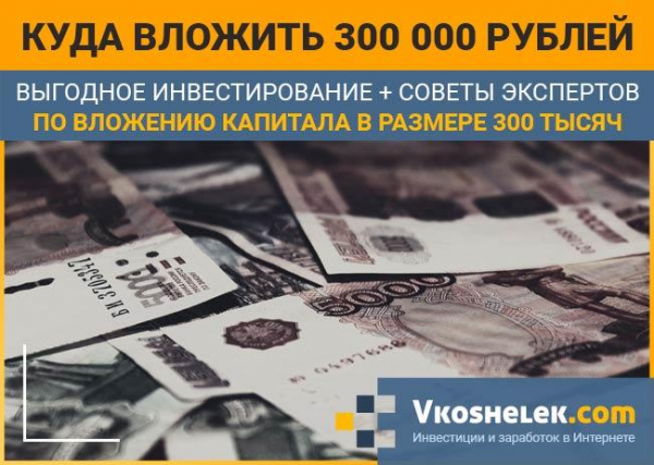 Бизнес на 300000 рублей варианты